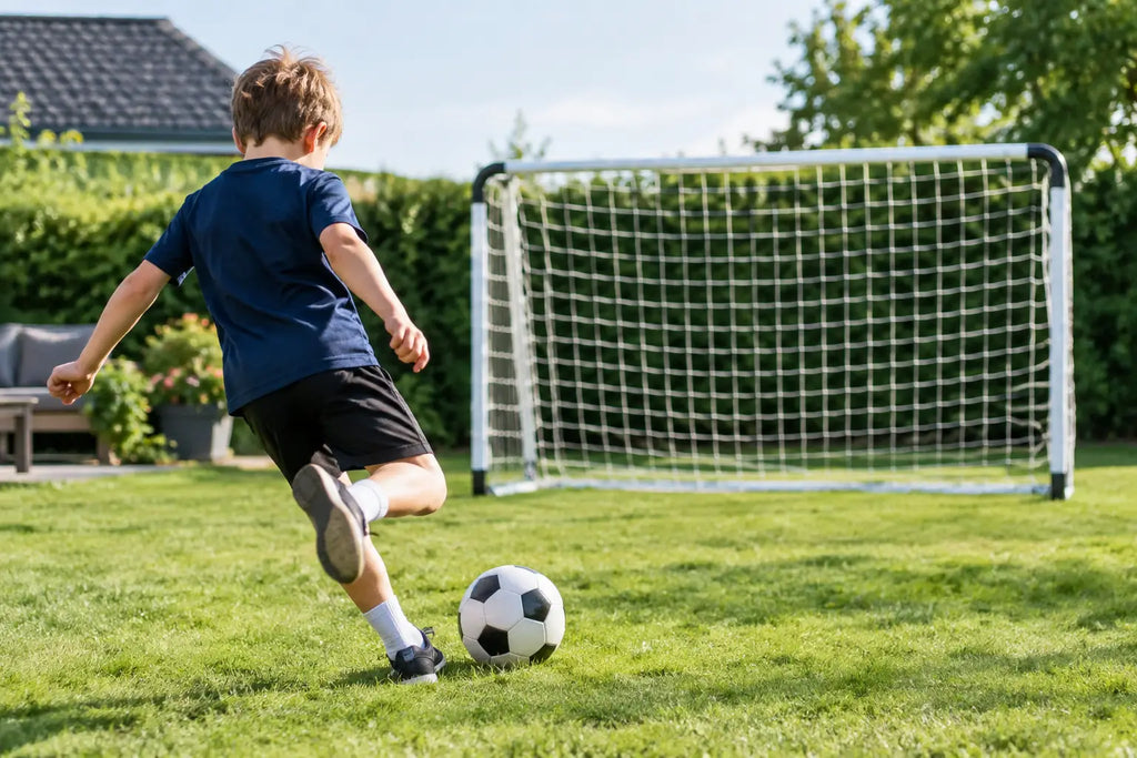 Fodboldmål størrelsesguide børn til haven