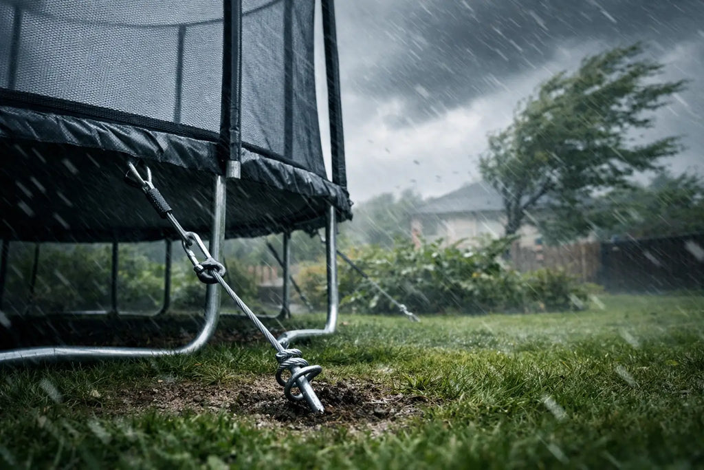 Guide til trampolinankre i stormvejr i haven