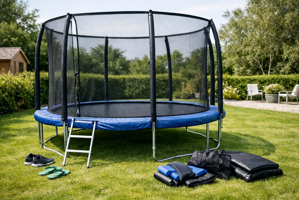 Trampolinbeskyttelse købsguide til haven