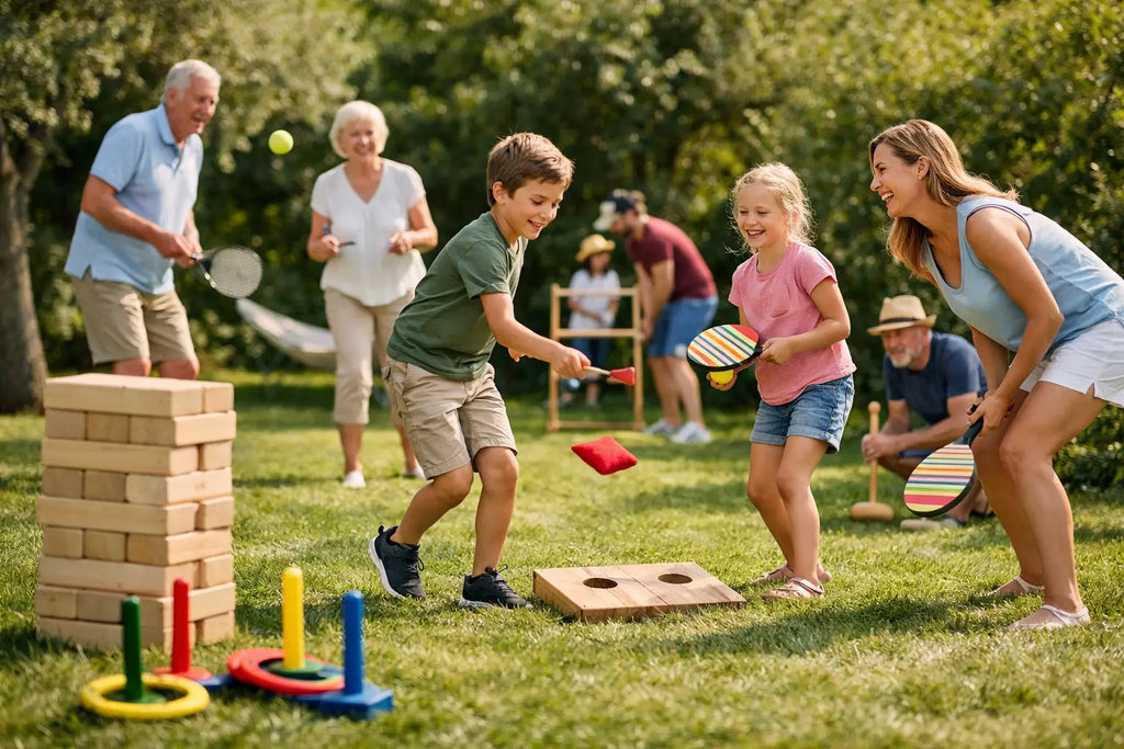 8 sjove havespil for hele familien i haven