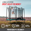 BERG Favorit InGround 380 Grey + Safety Net Comfort