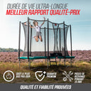 BERG Favorit InGround 380 Black + Safety Net Comfort