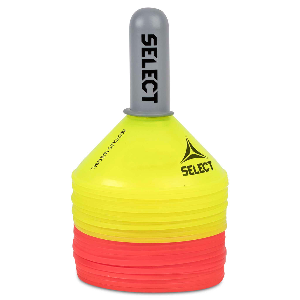 Select Marker set 24 pcs w/plastic holder - red/yellow