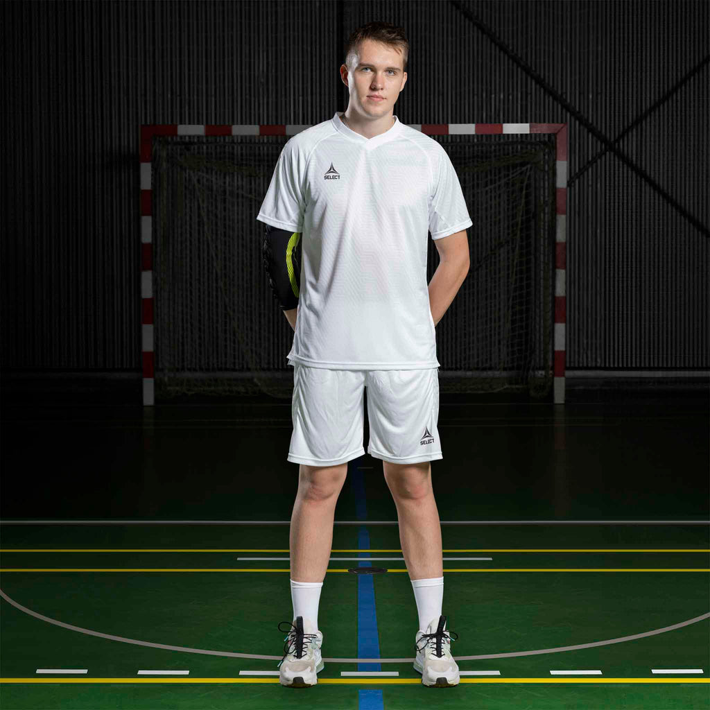 Select Player shirt S/S Monaco v24 - white/white