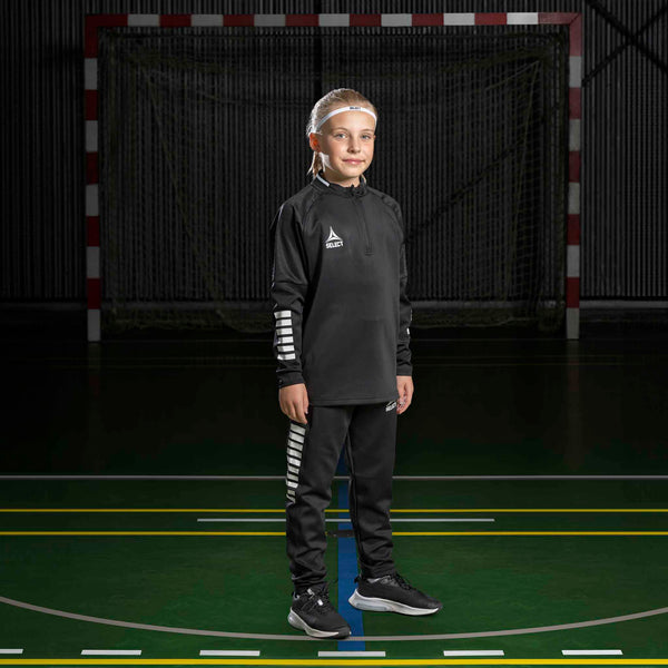 Select Training sweat 1/2 zip Monaco v24 - black/white
