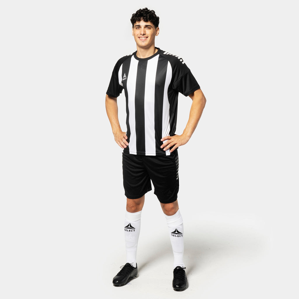 Select Player shirt S/S Spain striped v25 - black/white