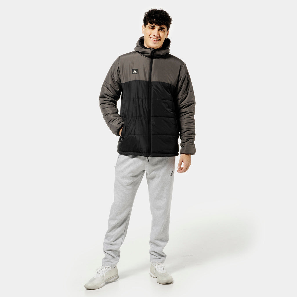 Select Padded jacket Oxford v25 - black/grey