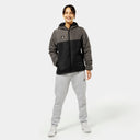 select-padded-jacket-oxford-woman-v25-630080 - black/grey