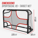 BERG SportsGoal XS + Target Net