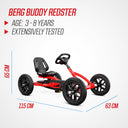 BERG Buddy Redster + Handbrake