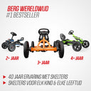 BERG Buddy Redster + Handbrake