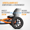 BERG Buddy B-Orange + Handbrake