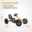 BERG Buddy B-Orange + Handbrake