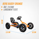 BERG Buddy B-Orange + Handbrake