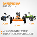 BERG Buddy B-Orange + Handbrake