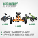 BERG Buddy Retro Green + Handbrake
