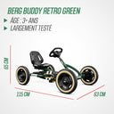 BERG Buddy Retro Green + Handbrake