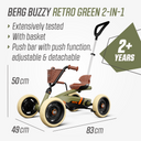 BERG Buzzy Retro 2-in-1 Green