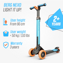 BERG Nexo Foldable Lights Blue
