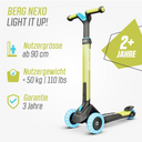 BERG Nexo Foldable Lights LED-deck Lime