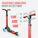 BERG Nexo Foldable Lights LED-deck Red