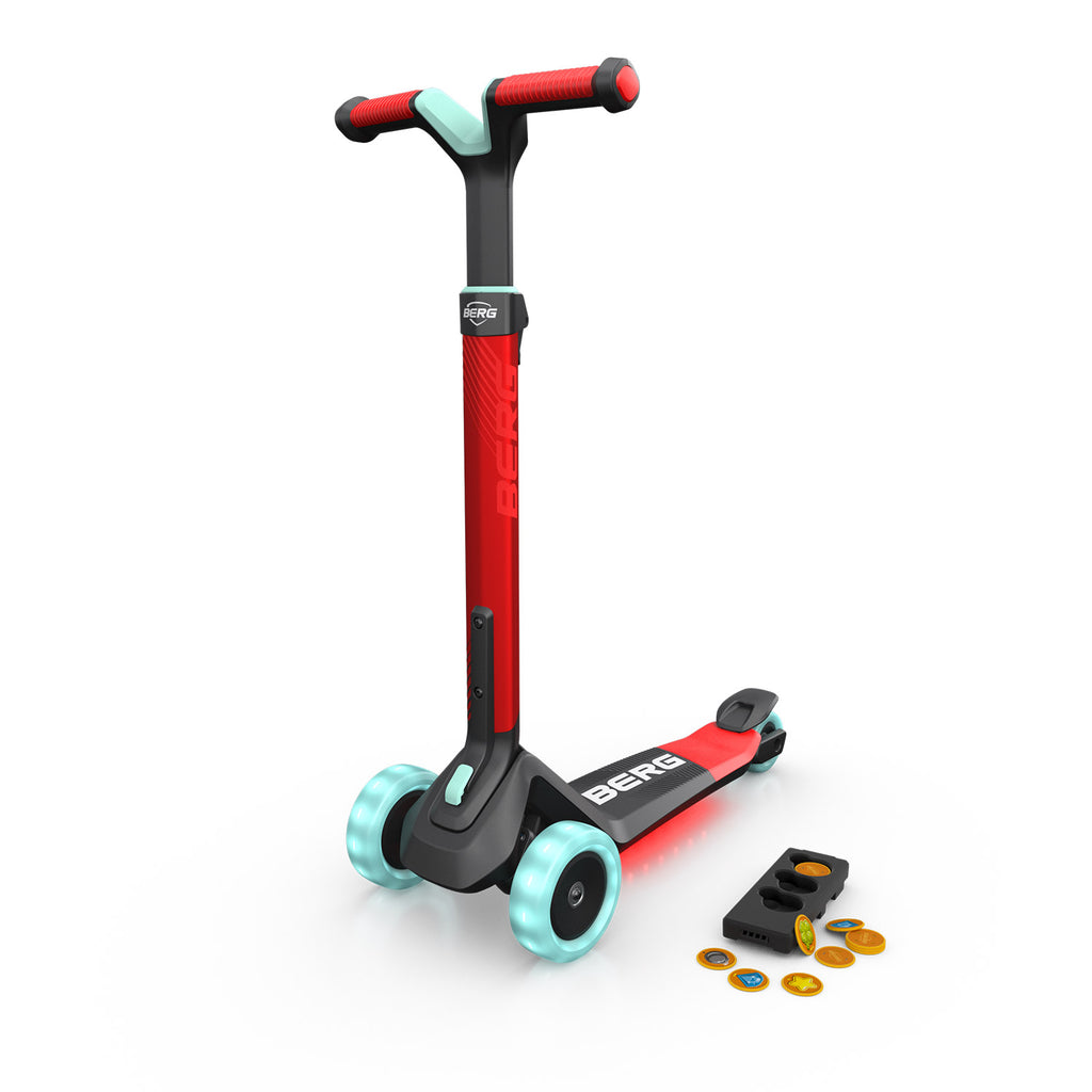 BERG Nexo Foldable Lights Magnet-deck Red