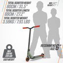 BERG Proxus X1 Green/Orange