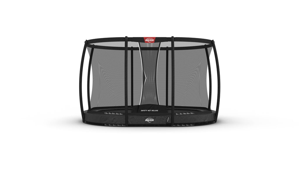 BERG Grand Champion InGround 350 Grey + Safety Net Deluxe