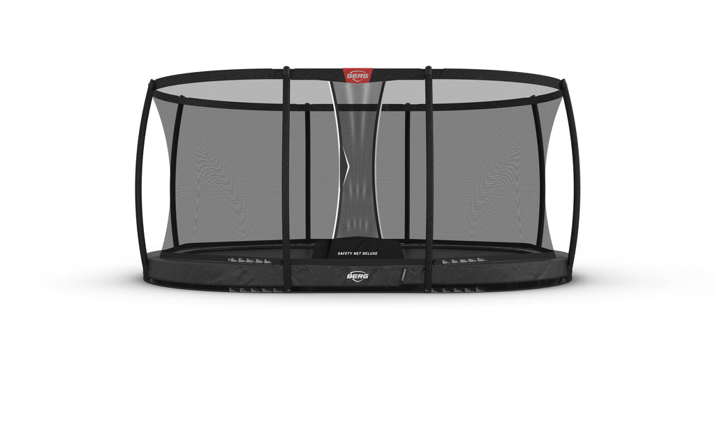 BERG Grand Champion InGround 470 Grey + Safety Net Deluxe