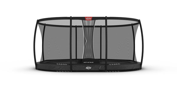 BERG Grand Champion InGround 470 Grey + Safety Net Deluxe