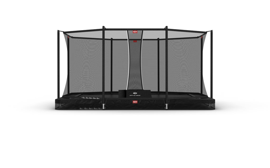 BERG Ultim Favorit InGround 410 Black + Safety Net Comfort