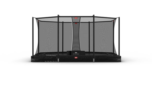 BERG Ultim Favorit InGround 410 Black + Safety Net Comfort