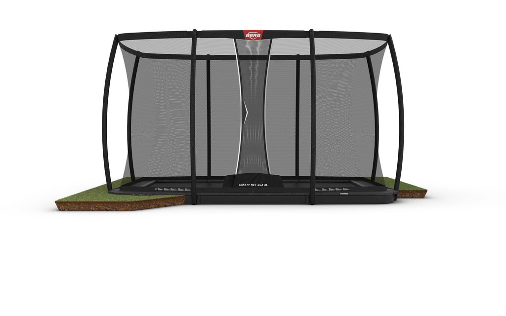 BERG Ultim Champion FlatGround 410 Grey + Safety Net DLX XL