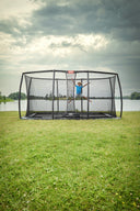BERG Ultim Elite FlatGround 500 Grey + Safety Net DLX XL