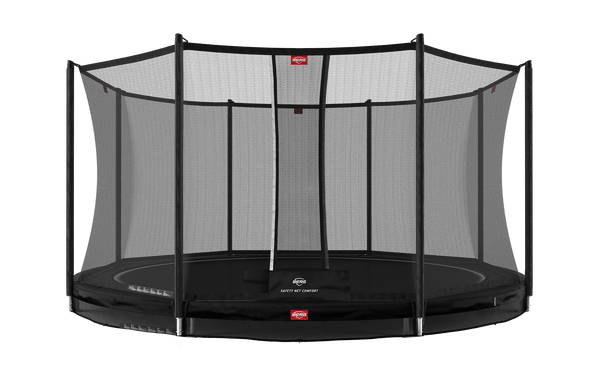 BERG Favorit InGround 380 Black + Safety Net Comfort