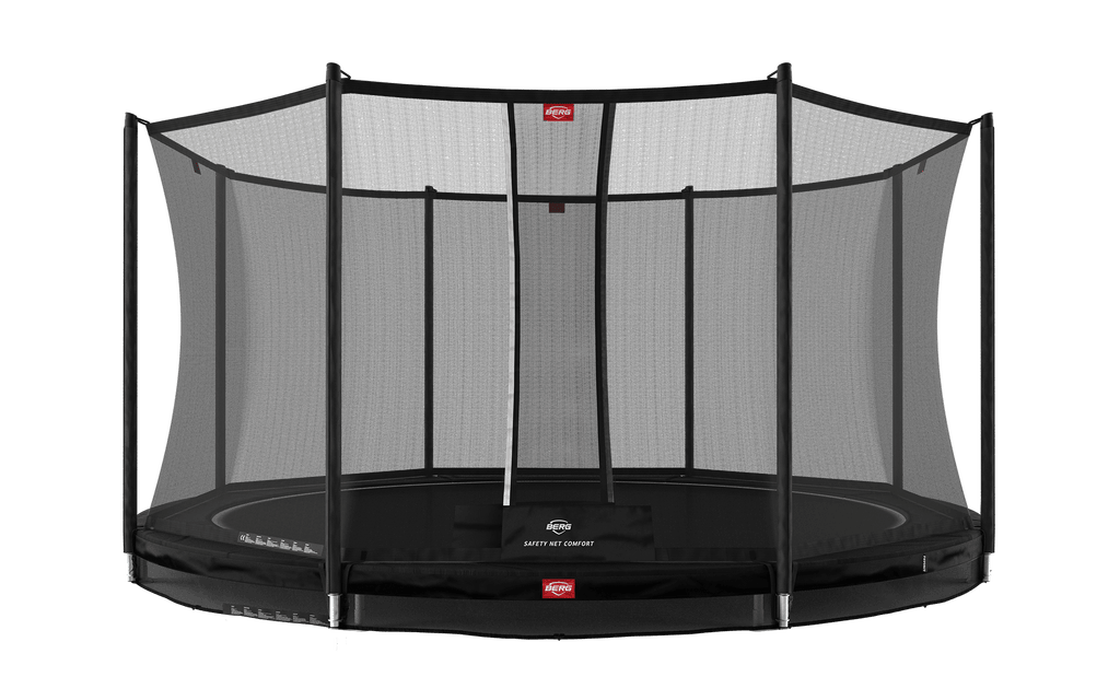 BERG Favorit InGround 430 Black + Safety Net Comfort