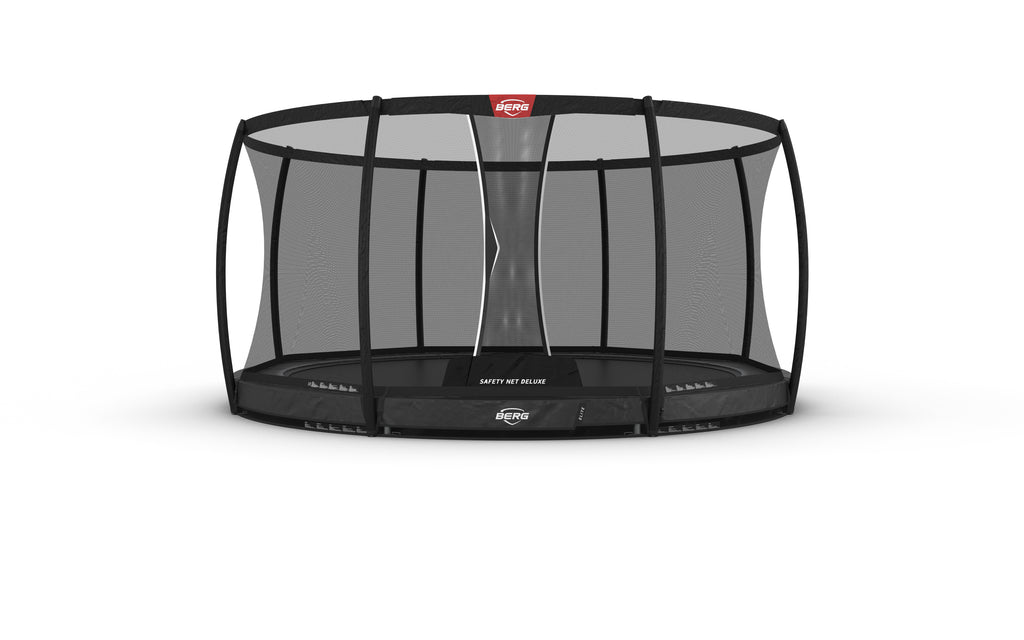 BERG Elite InGround 430 Grey + Safety Net Deluxe