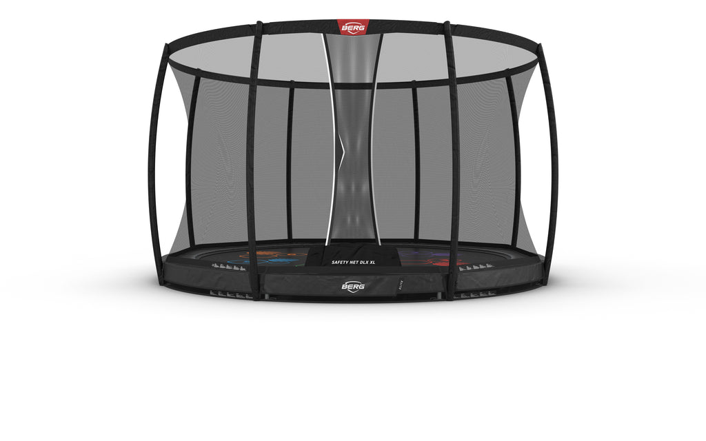 BERG Elite InGround 430 Grey Levels + Safety Net DLX XL