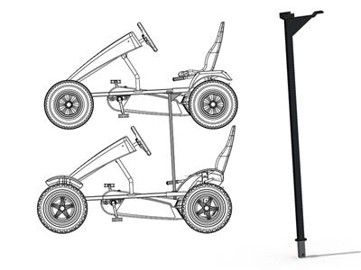 BERG Display rod