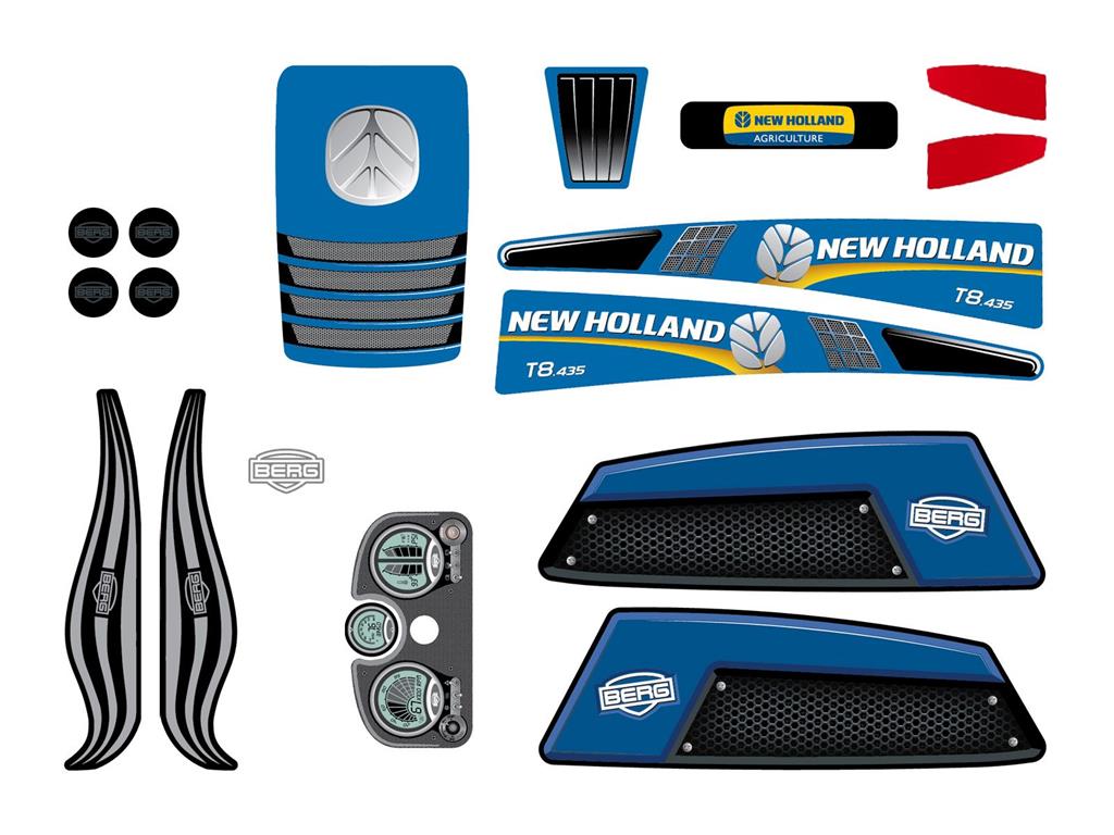 XL Frame - Sticker set New Holland