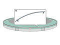 Champion - Toprail InGround 270 (9ft) (TwinSpring)