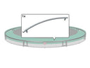 Champion - Toprail InGround 270 (9ft) (TwinSpring)