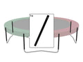Elite+ - Middle post 380 (12,5ft) + 430 (14ft) black