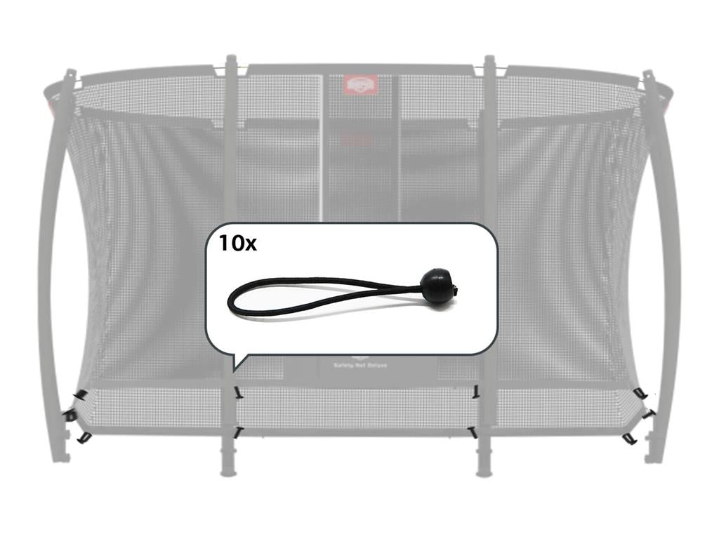 Safety Net Deluxe - Elastic bands for bottom of netting (10x