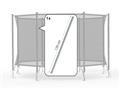Safety Net Comfort - Upper Tube for springbracket (120cm)