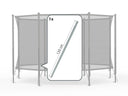 Safety Net Comfort - Lower tube + springbracket (120cm)
