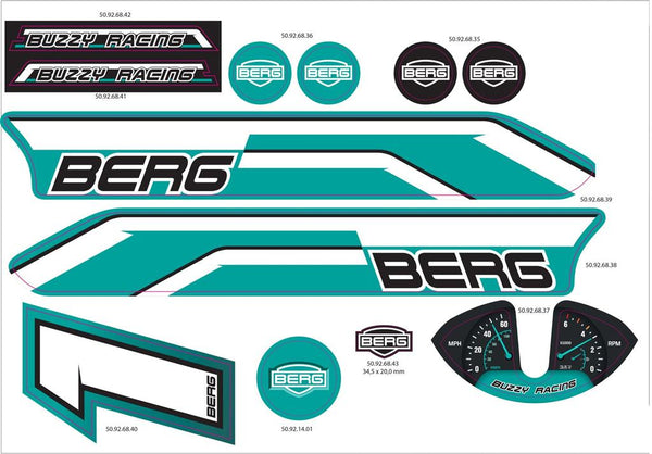 Buzzy - Sticker set Racing