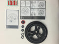 Wheel grey-black 9x2 (Fiat 500 cover)