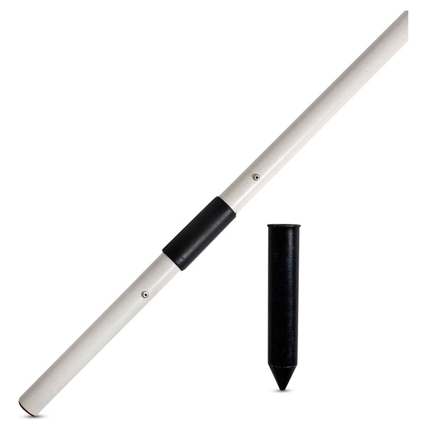 Select Corner pole w/base bendable - white