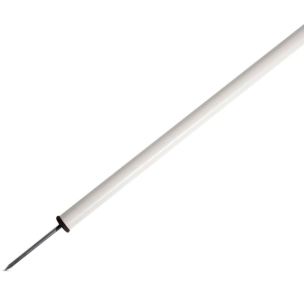 Select Corner pole w/spike - white